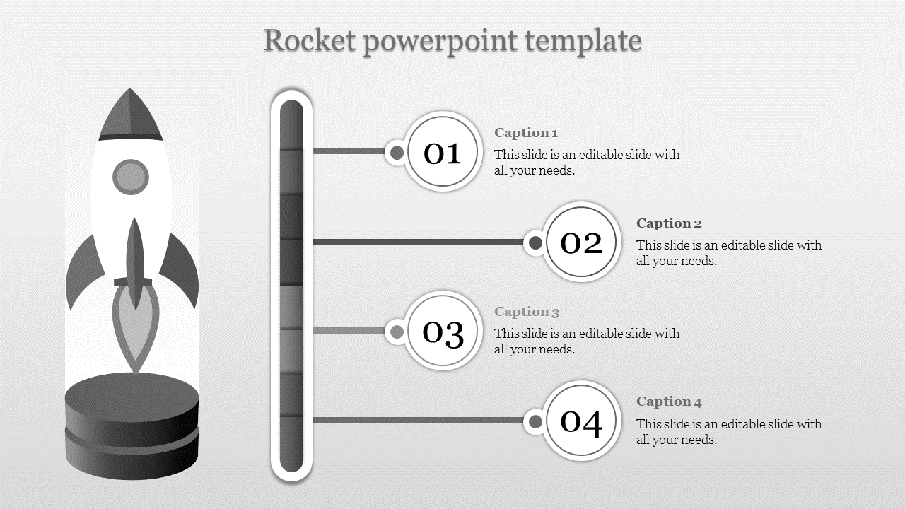 rocket powerpoint template-rocket powerpoint template-Gray